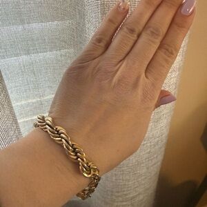 Napier Twisted Gold Bracelet